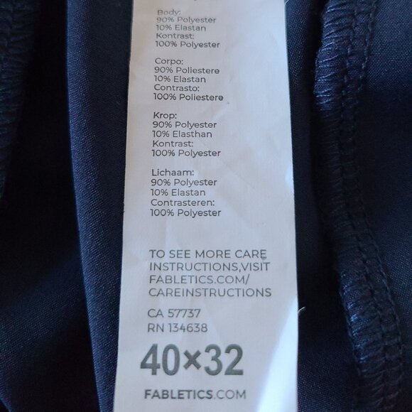 NEW FABLETICS THE ONLY PANTS MEN'S -SZ 40 X 32 - BLUE- STRETCH GOLF- ATHLETIC - Picture 13 of 16